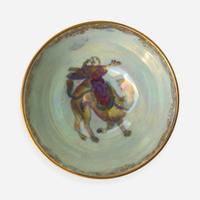 A Small Wedgwood Celestial Dragon Lustre Footed Bowl UK, 1920s