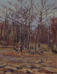 Albert Otto Tiemann, (Wisconsin, 1868-1948), Birch Trees
