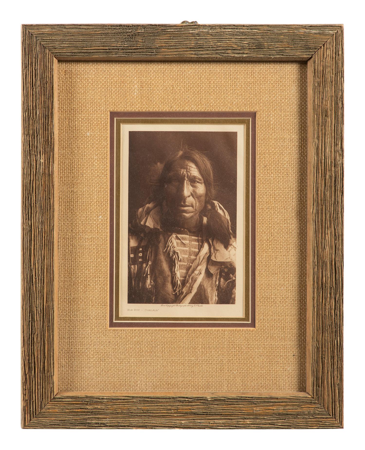 CURTIS, Edward S. Curtis. 9 volume photogravures of Native American subjects.