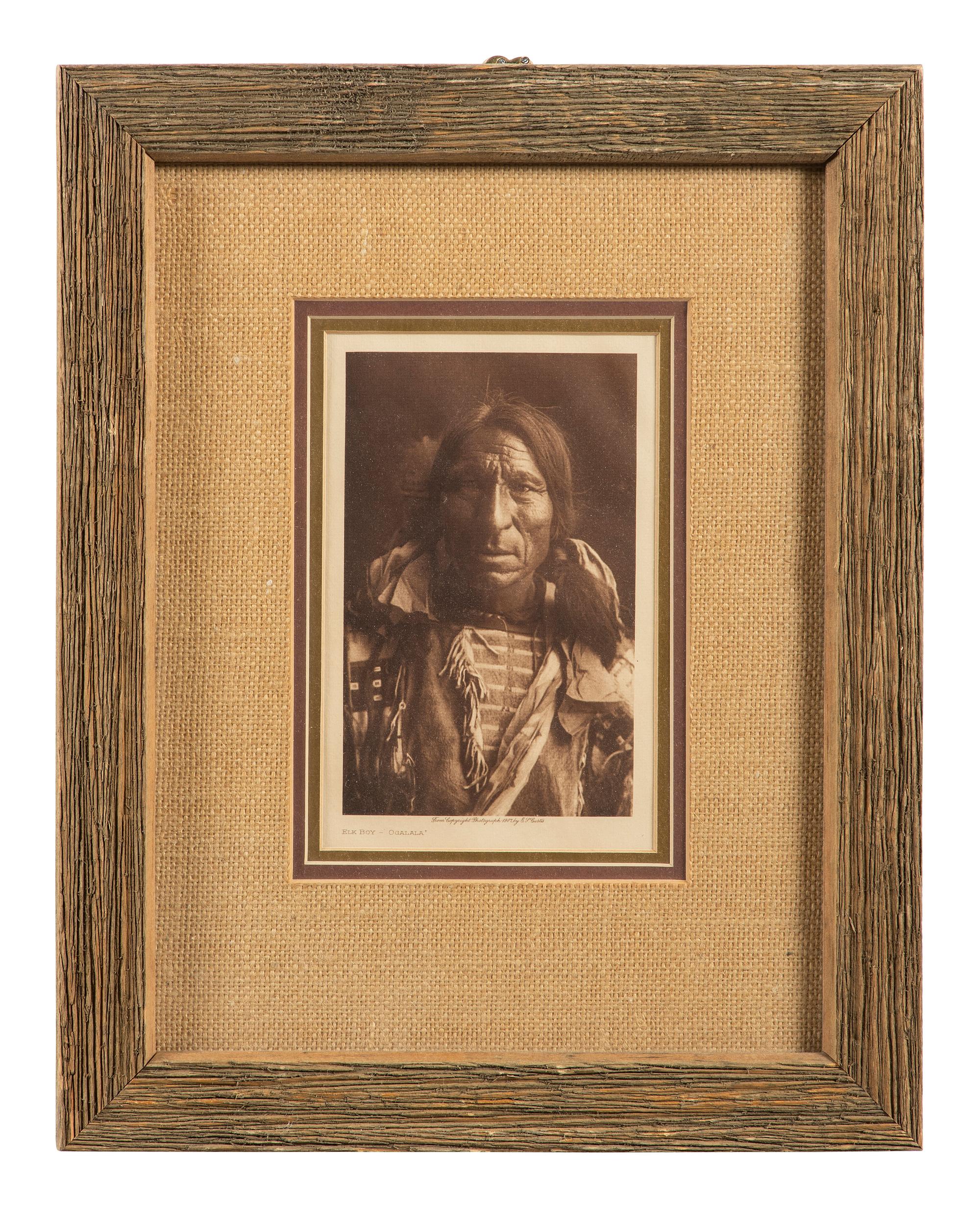 CURTIS, Edward S. Curtis. 9 volume photogravures of Native American subjects.