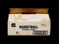 A Factory Case of Collegiate Collection North Carolina Basketball Cards Featuring Michael Jordan