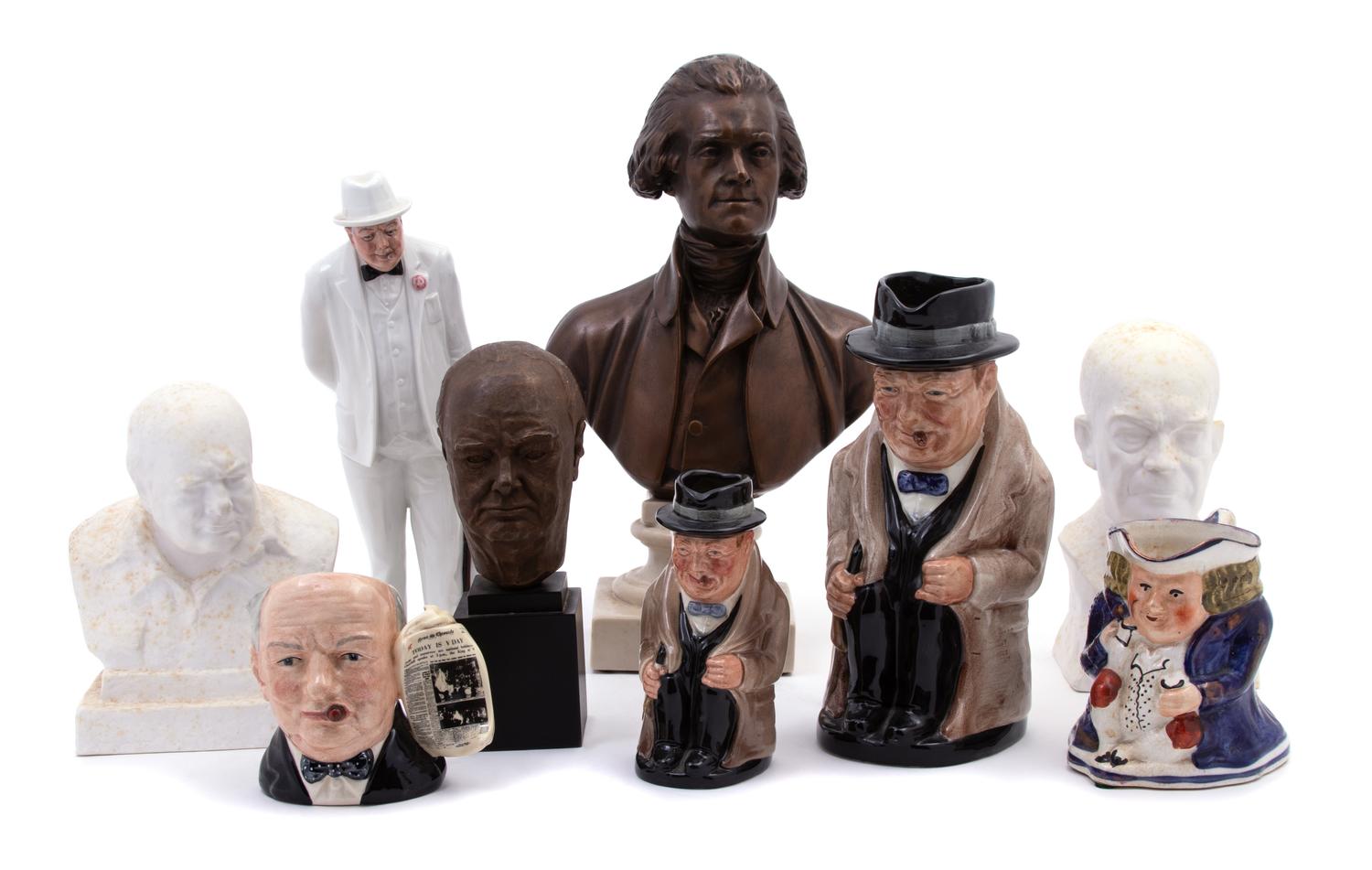 A Collection of Nine Political Figures