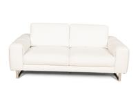 A Modernist Chrome and Leather Sofa