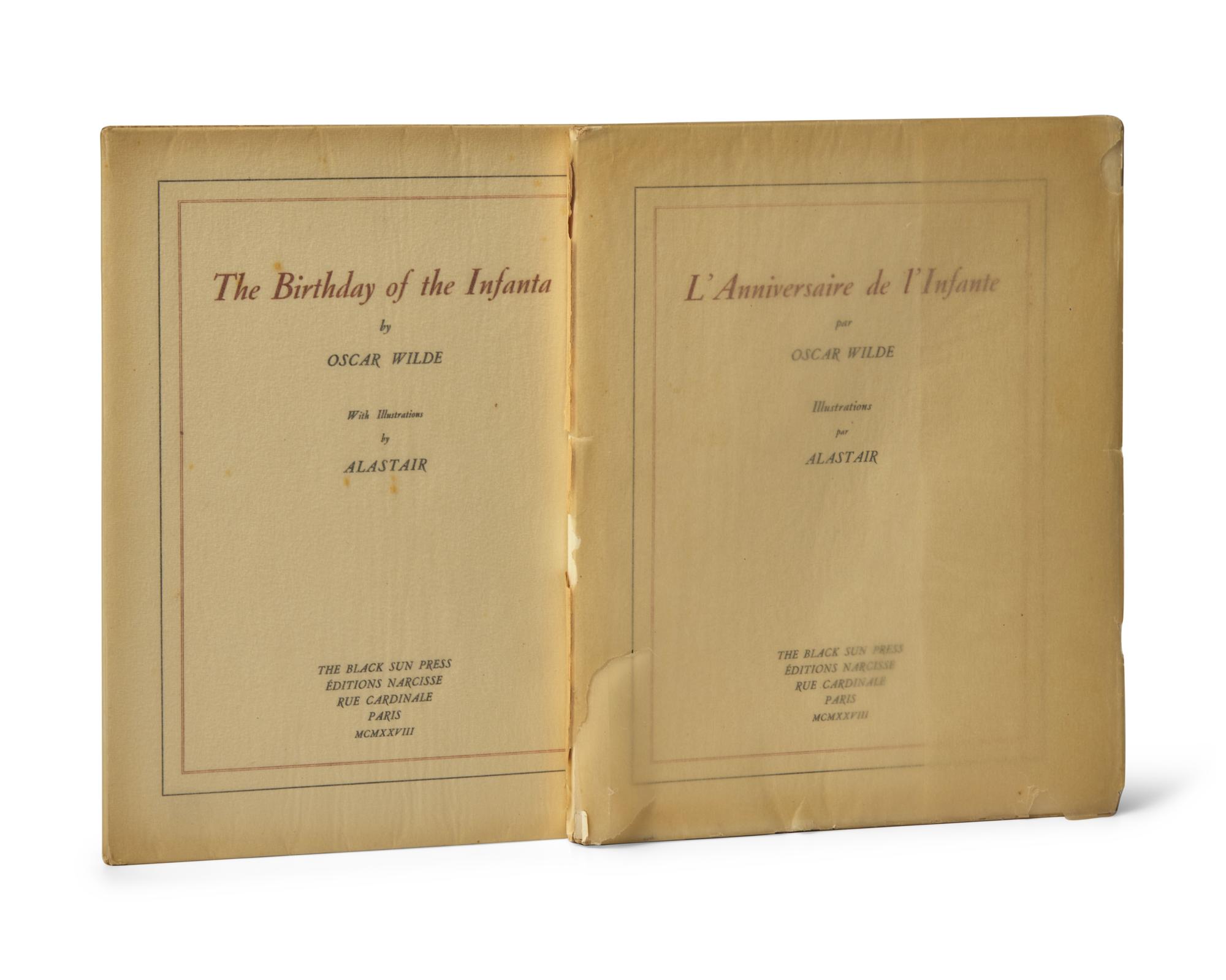 [Black Sun Press] Wilde, Oscar. The Birthday of the Infanta