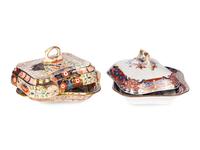 A Collection of English Porcelain Dessert Service Articles