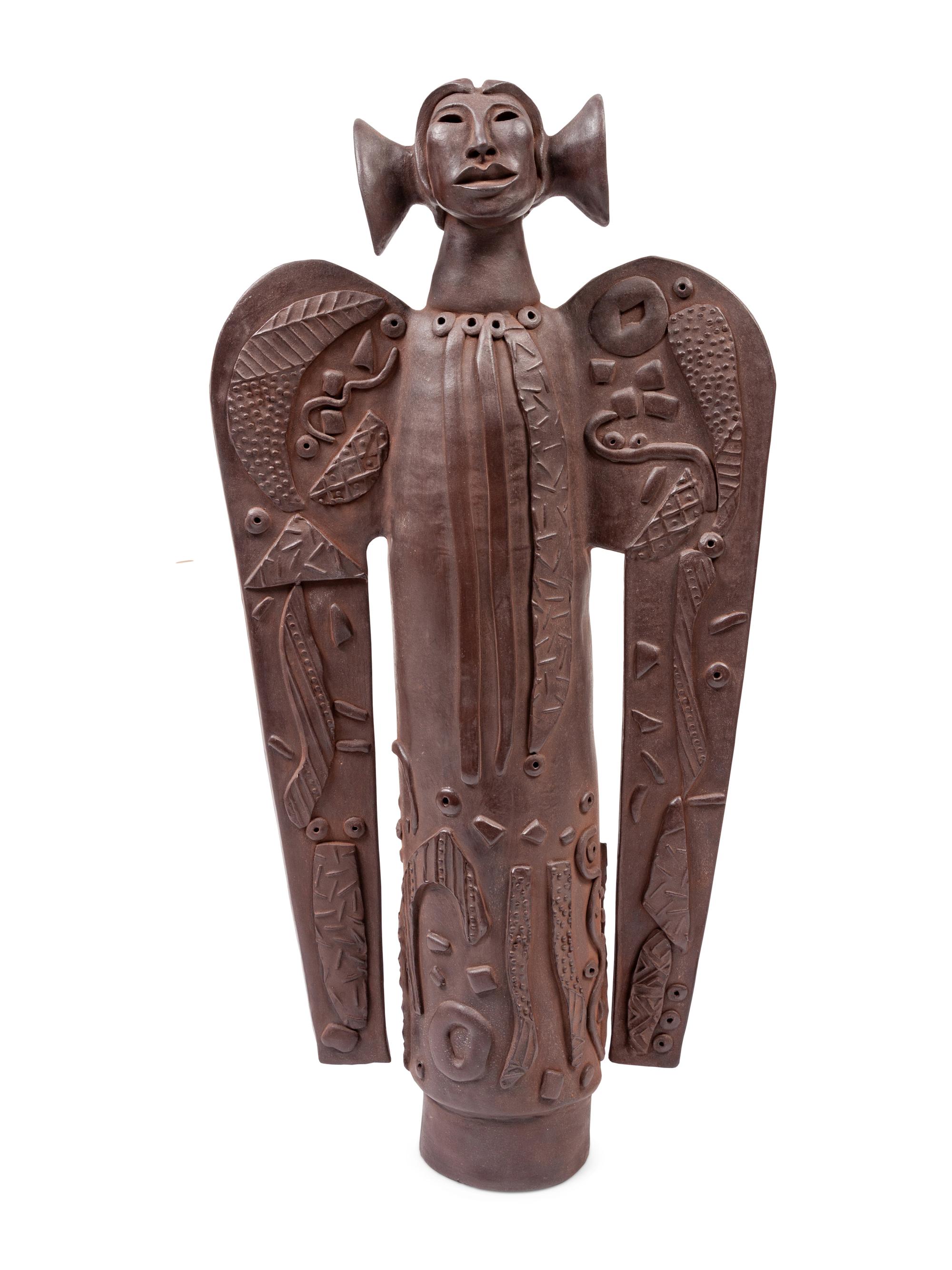 Greenware Pottery Figure