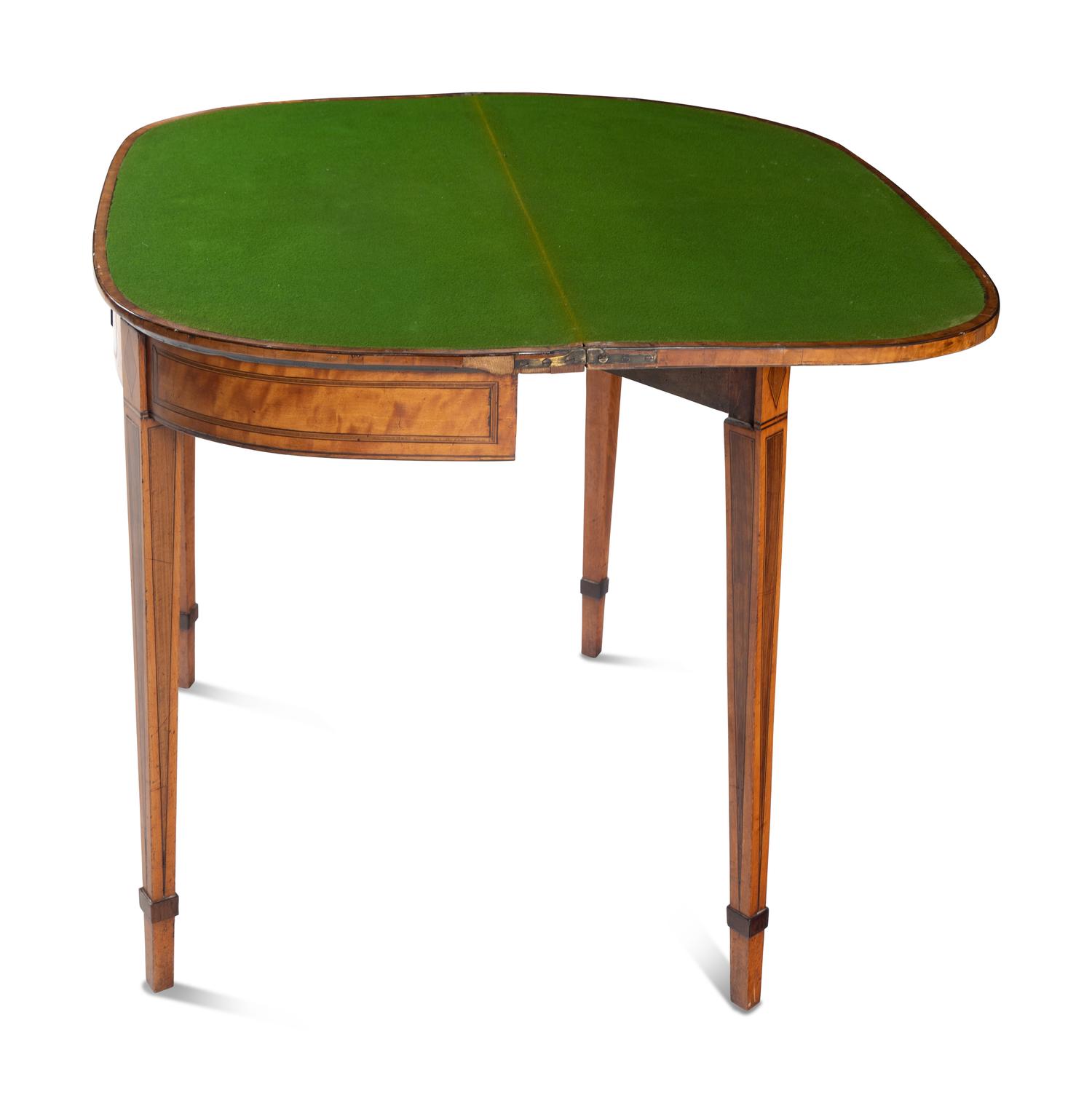 A George III Various Woods Flip-Top Game Table