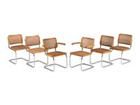A Set of Six Thonet Dining Chairs