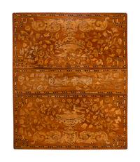 A Dutch Marquetry Drop-Leaf Table
