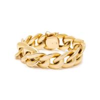 YELLOW GOLD CURB LINK CONVERTIBLE SET