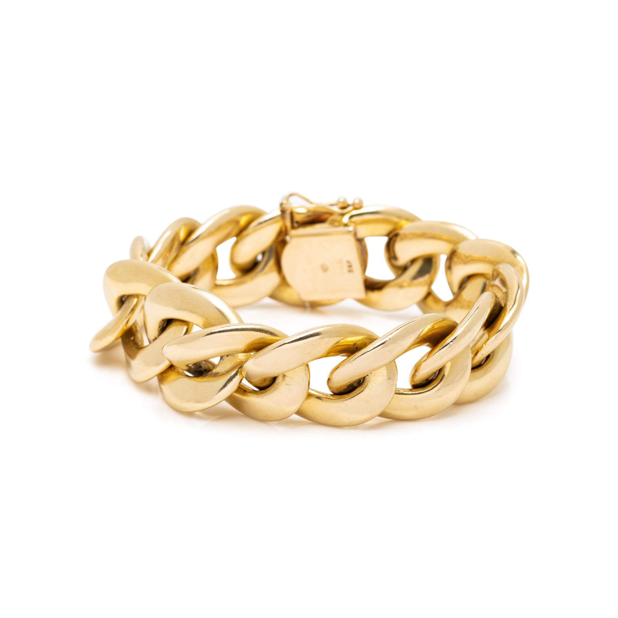 YELLOW GOLD CURB LINK CONVERTIBLE SET