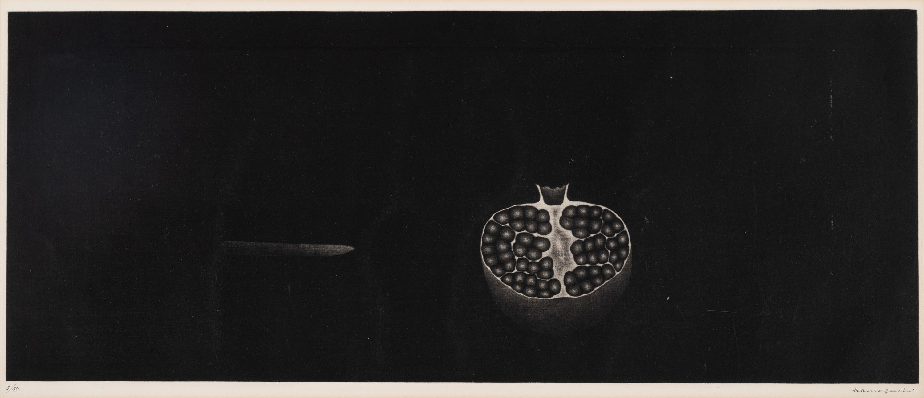A group of four prints ( Fourteen Cherries; Clover Seeds; Pomegranate and Knife; Black Cherry)
