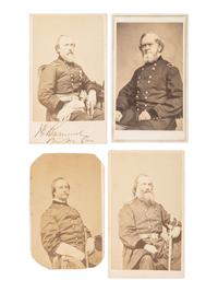 [LINCOLN, Abraham (1809-1865)]. CDVs featuring members of the honor guard that accompanied Lincoln's body from Washington, DC to Springfield, IL, & other key figures in charge of the funeral.