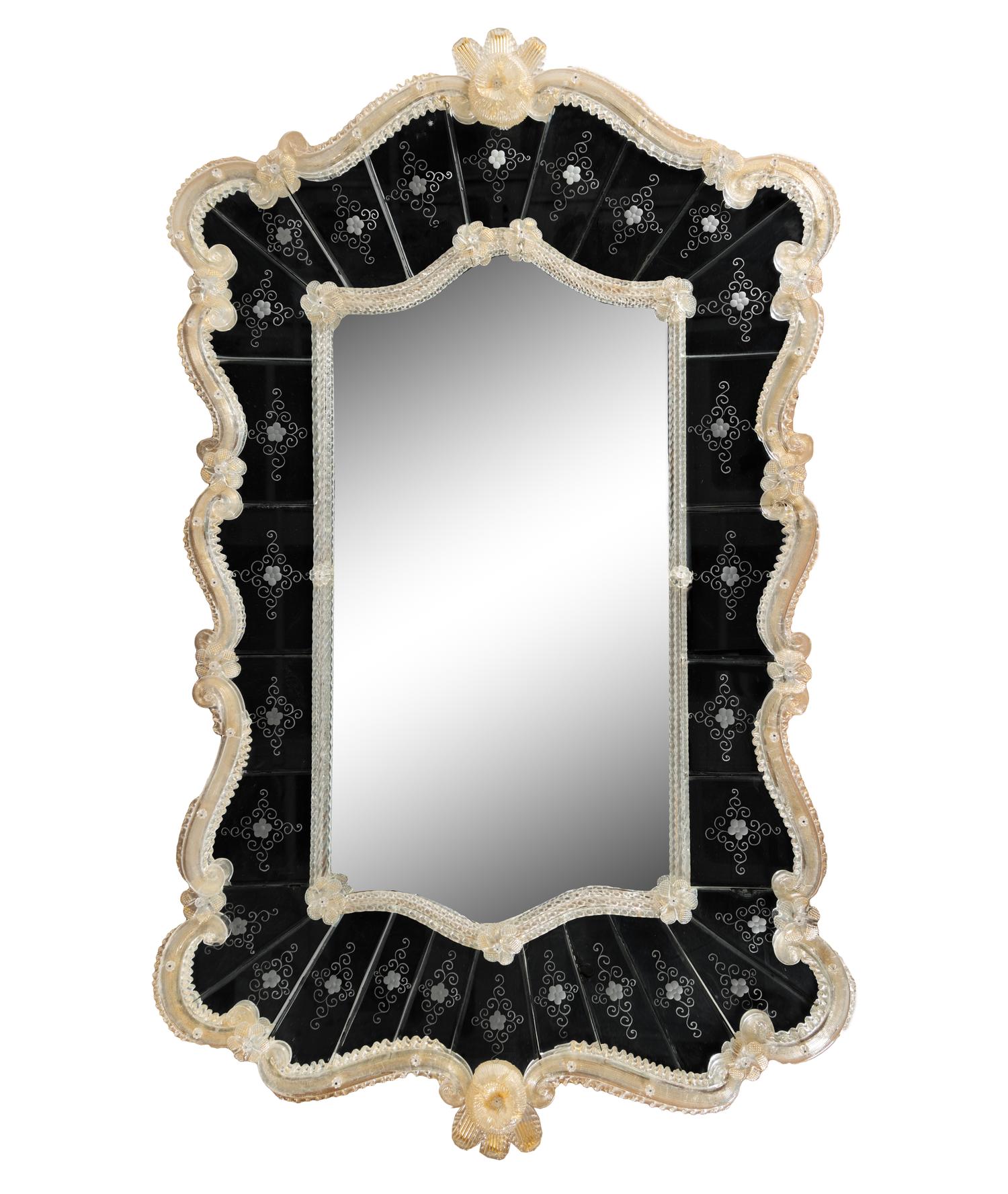 A Venetian Glass Mirror