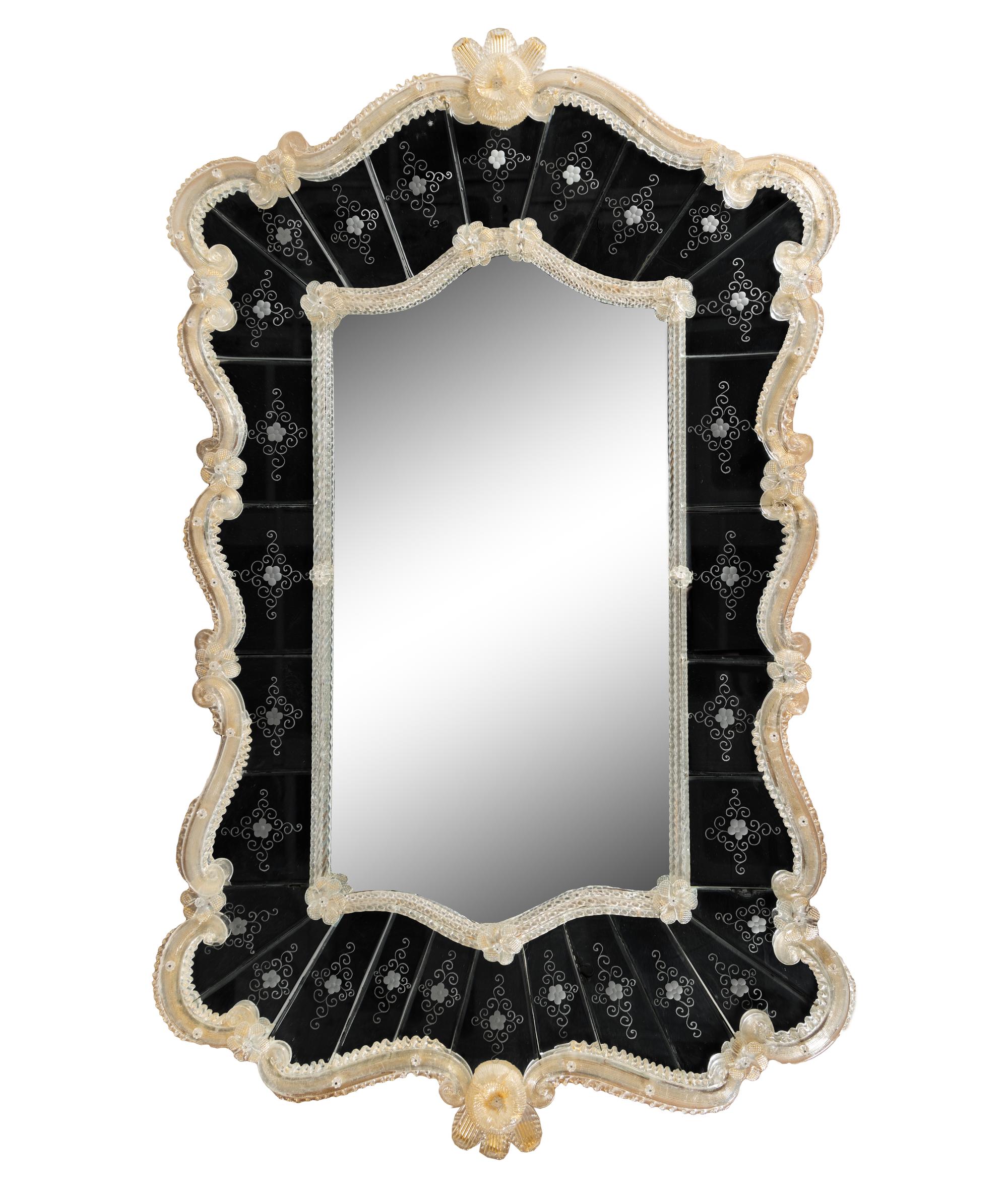 A Venetian Glass Mirror