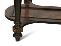 An Italian Gilt Metal-Mounted Marquetry Center Table