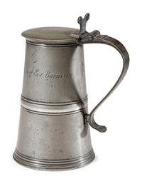 A Scottish Pewter Communion Flagon