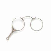 Platinum and Diamond Lorgnette