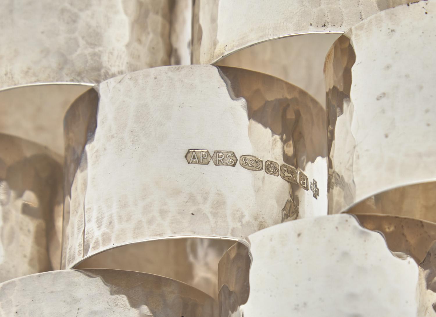 A Group of Contemporary English Silver Table Articles