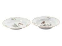 A Popov Factory Porcelain Soup Plate and Underplate