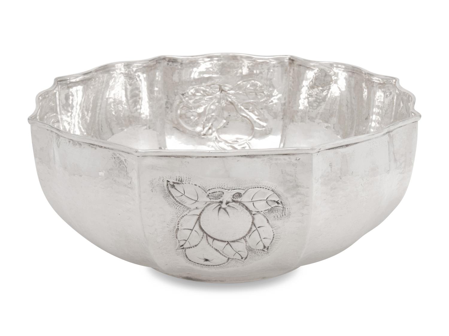 An Italian Silver Centerpiece Bowl