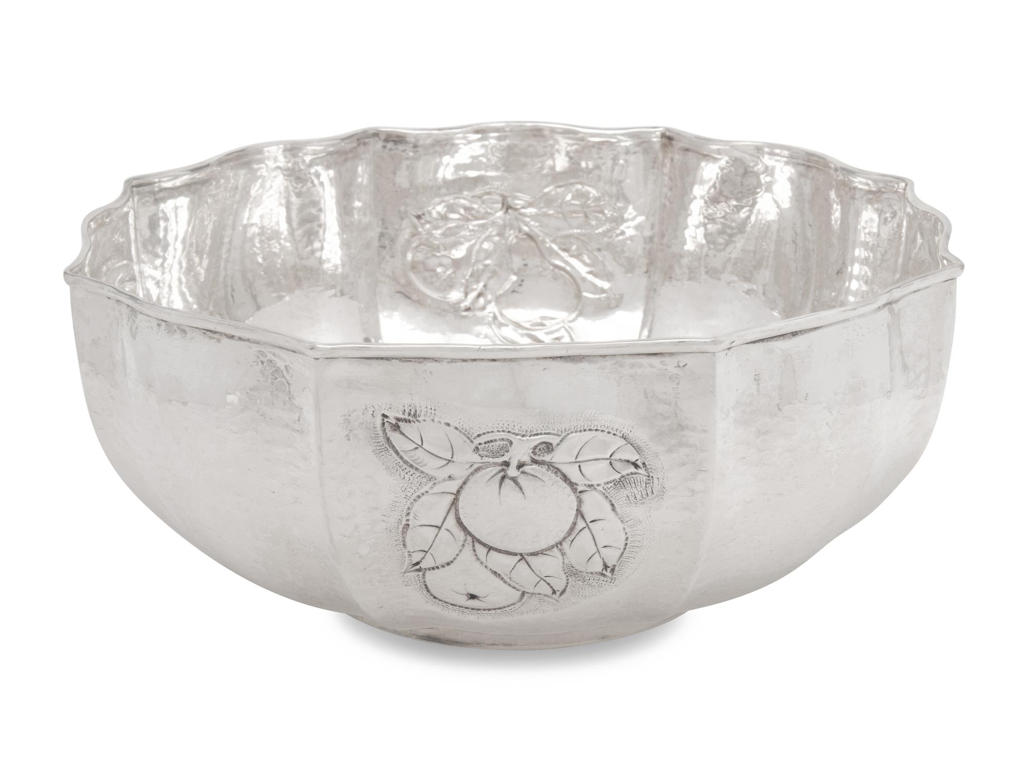 An Italian Silver Centerpiece Bowl