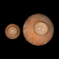 Two Tairona Redware Anthropomorphic Burial Urns