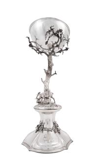 An English Silver-Plate Centerpiece