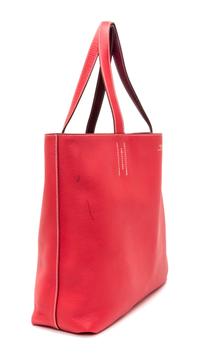 An Hermes Rubis/Bougainvillea 45cm Taurillon Clemence Double Sens Tote, 17.5" x 15.5" x 5".