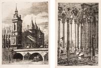 A Pair of Prints (La Tour de L’Horloge; La Galerie de Notre Dame)