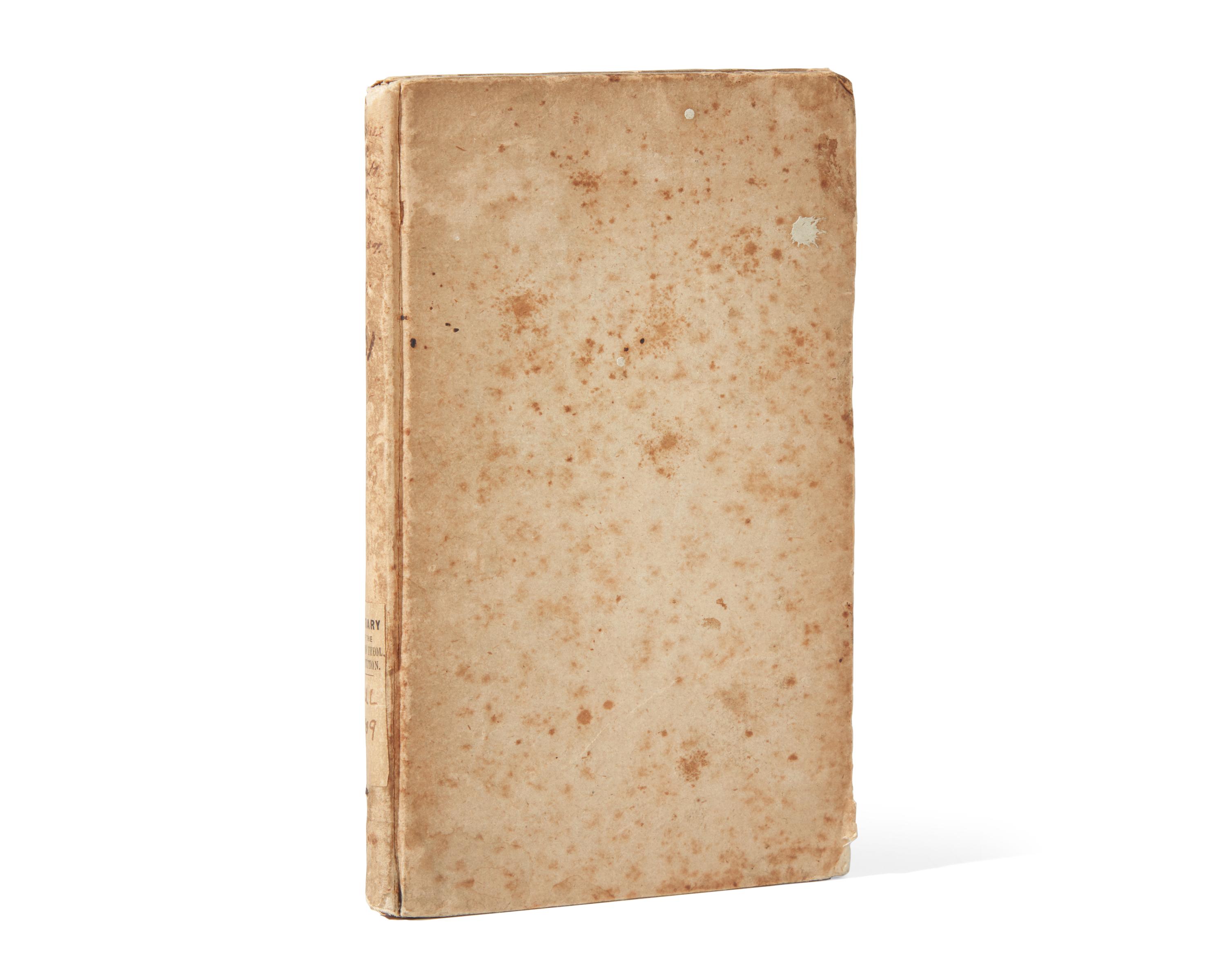[Judaica] Losius, Johann Justus. Commentatio De Occultatione Librorum Quorundam Sacrorum Per Doctores Judaicos Olim Tentata