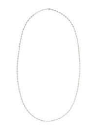 WHITE GOLD AND DIAMOND STATION NECKLACE
