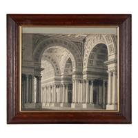 An Architectural Drawing of a Cathedral
