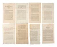 [QUAKERIANA] -- [AFRICAN AMERICANA]. A group of 27 epistles from Quaker Yearly Meetings.