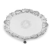 A George II Silver Waiter