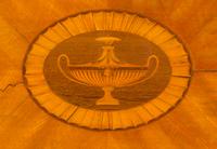 A George III Satinwood, Tulipwood and Amaranth Marquetry Fall-Front Secrétaire