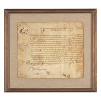 [Franklin, Benjamin] Franklin, Benjamin. Manuscript Document, signed