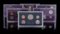 *A Group of Six United States Five-Coin Proof Sets
