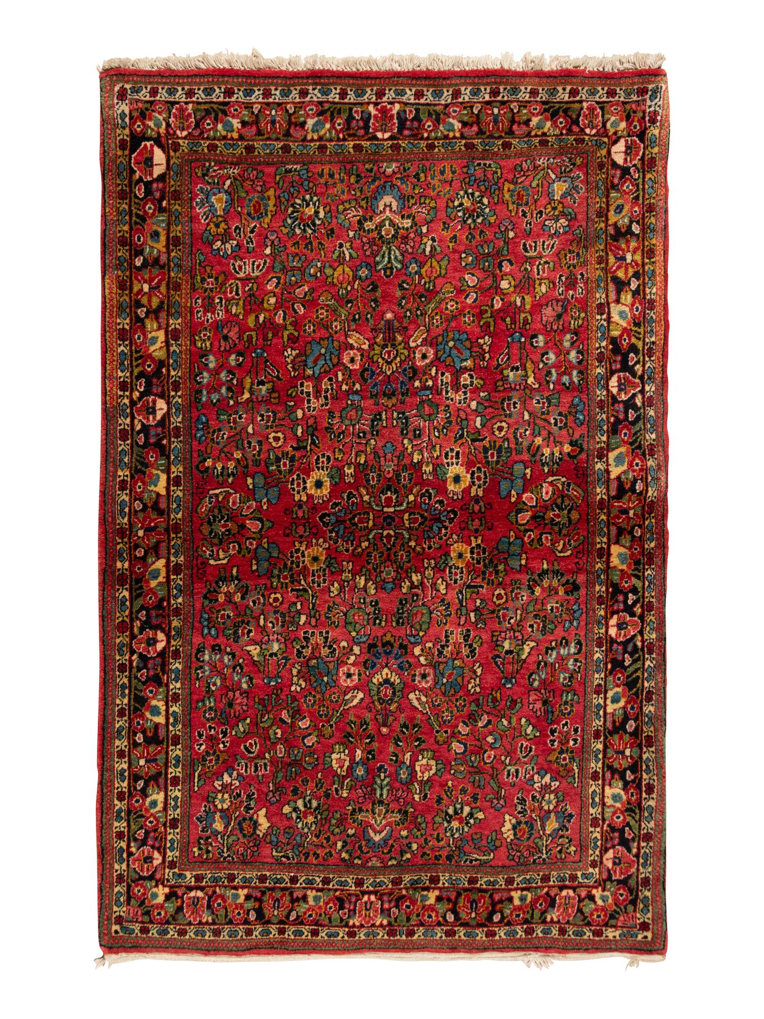 A Sarouk Wool Rug
