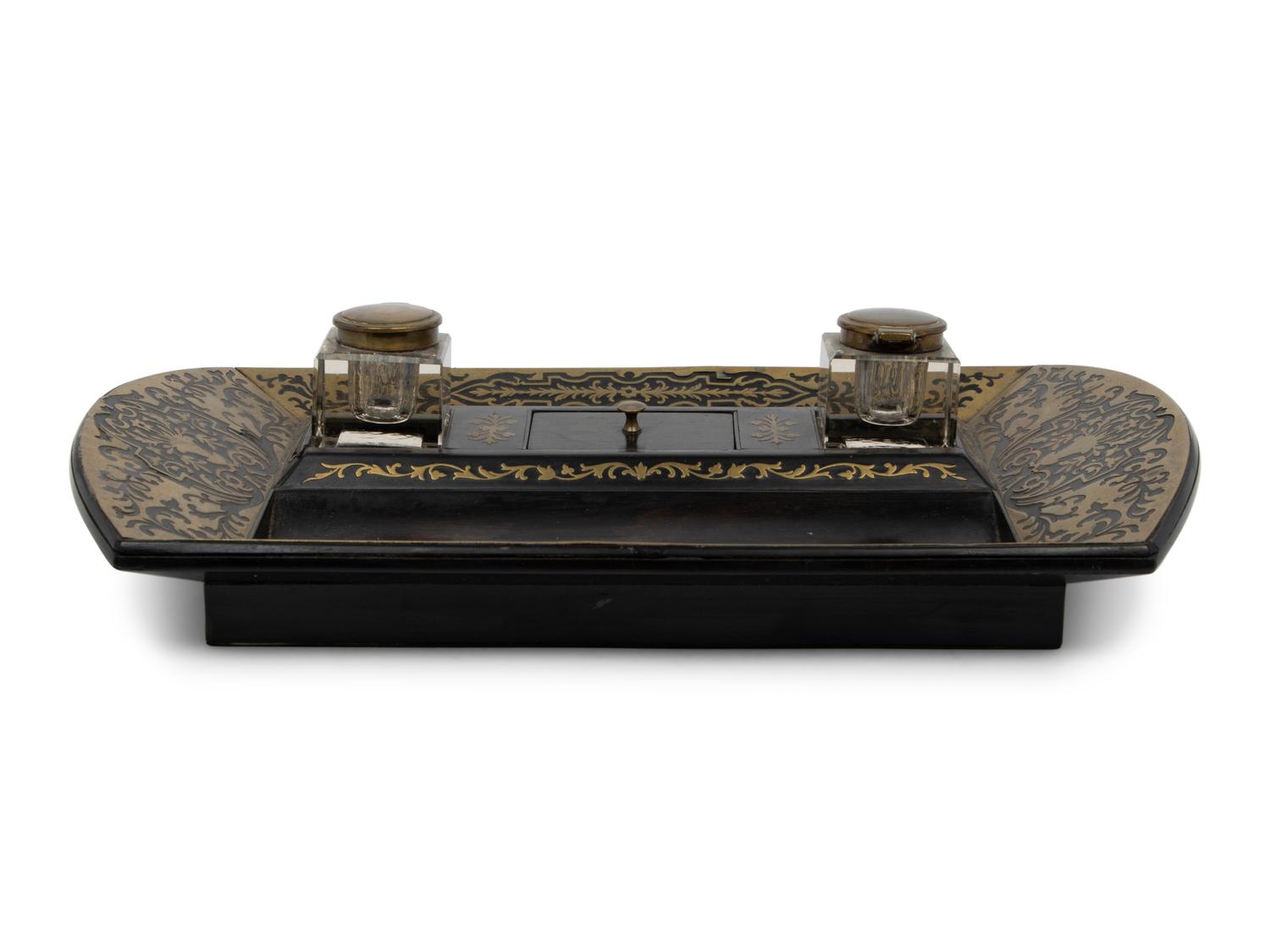 A Napoleon III Style Boulle Marquetry Standish