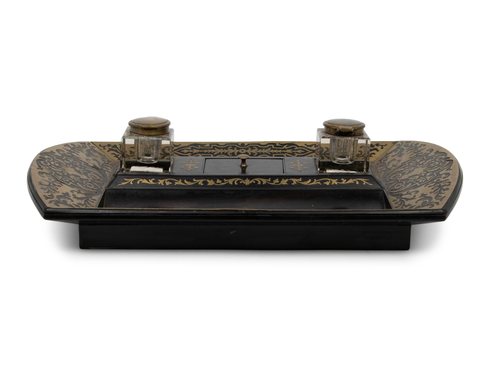 A Napoleon III Style Boulle Marquetry Standish