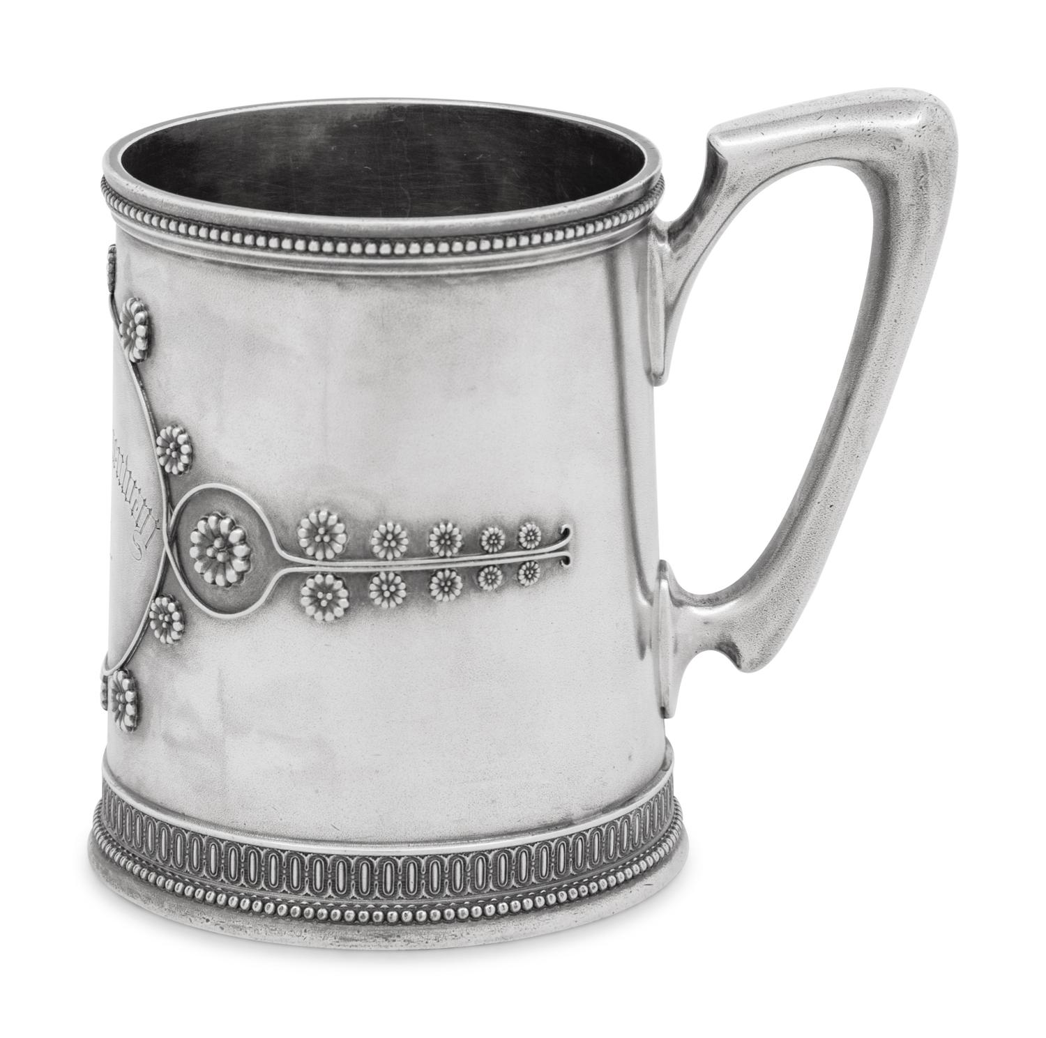 A Tiffany and Co. Silver Mug