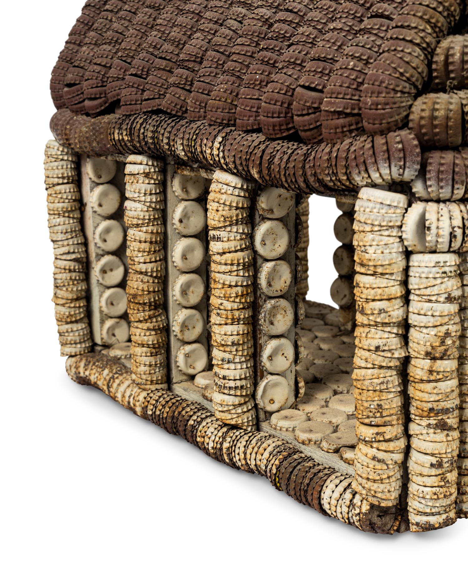 Four Bottle Cap Structures