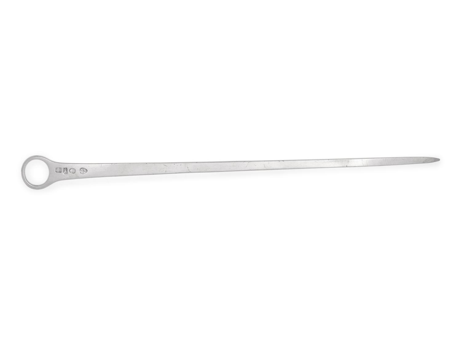 A George III Silver Meat Skewer