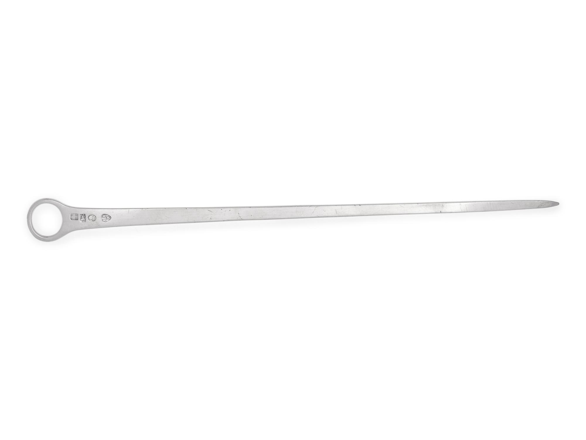 A George III Silver Meat Skewer