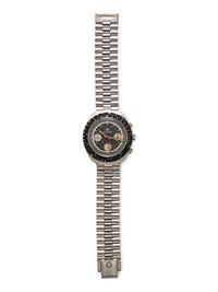 LECOULTRE, REF. E2647 STAINLESS STEEL 'CHRONOGRAPH CALCULATOR' WATCH, BOX & PAPERS