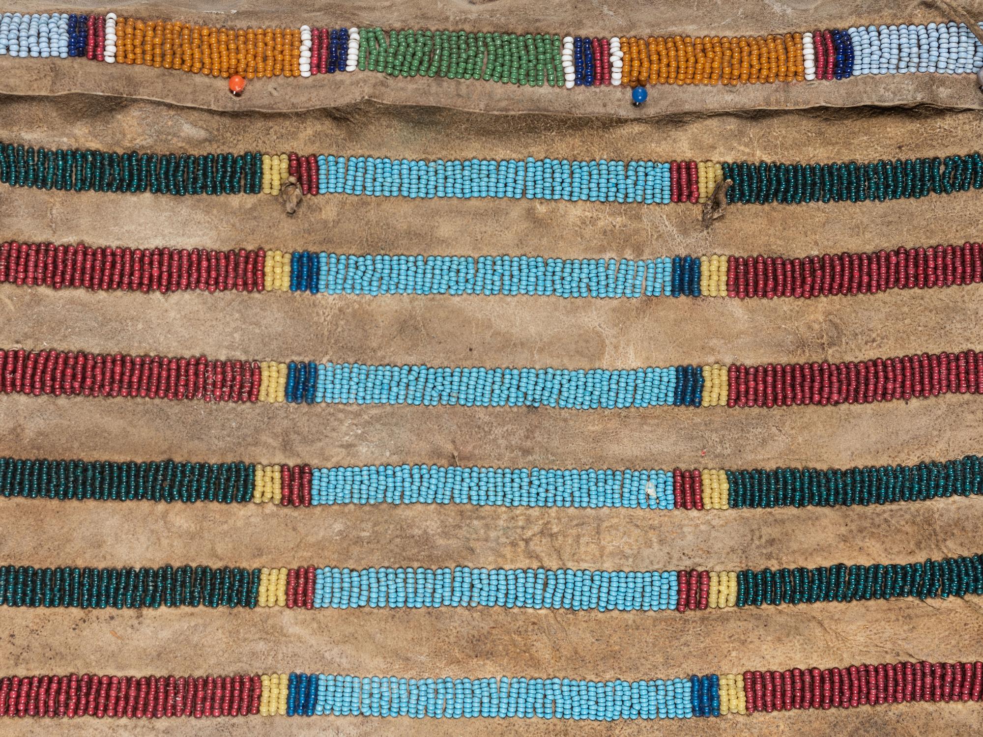 Apsáalooke [Crow] Beaded Hide Work Bag