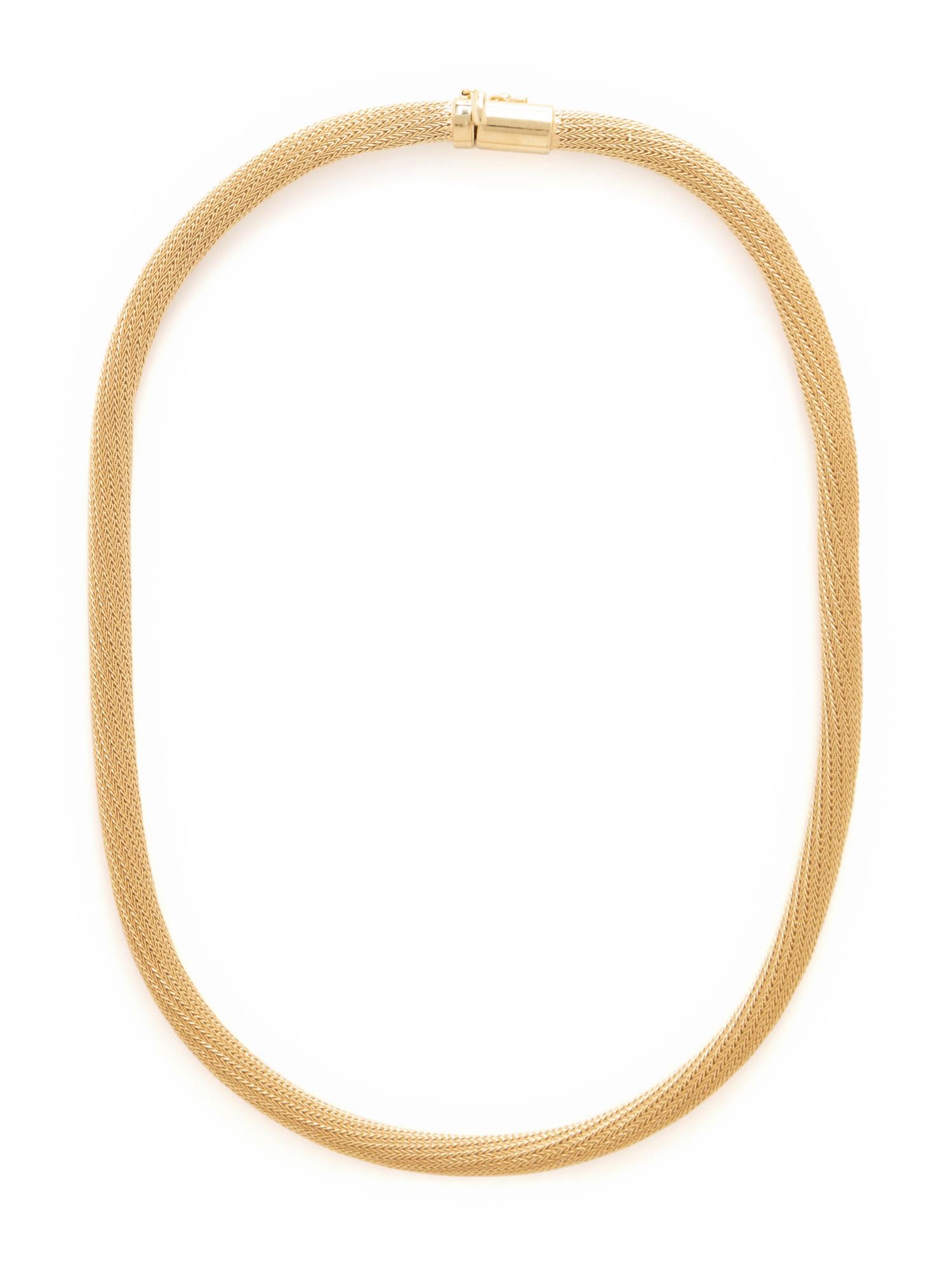 YELLOW GOLD NECKLACE