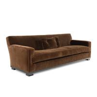 A Custom Velvet Upholstered Sofa