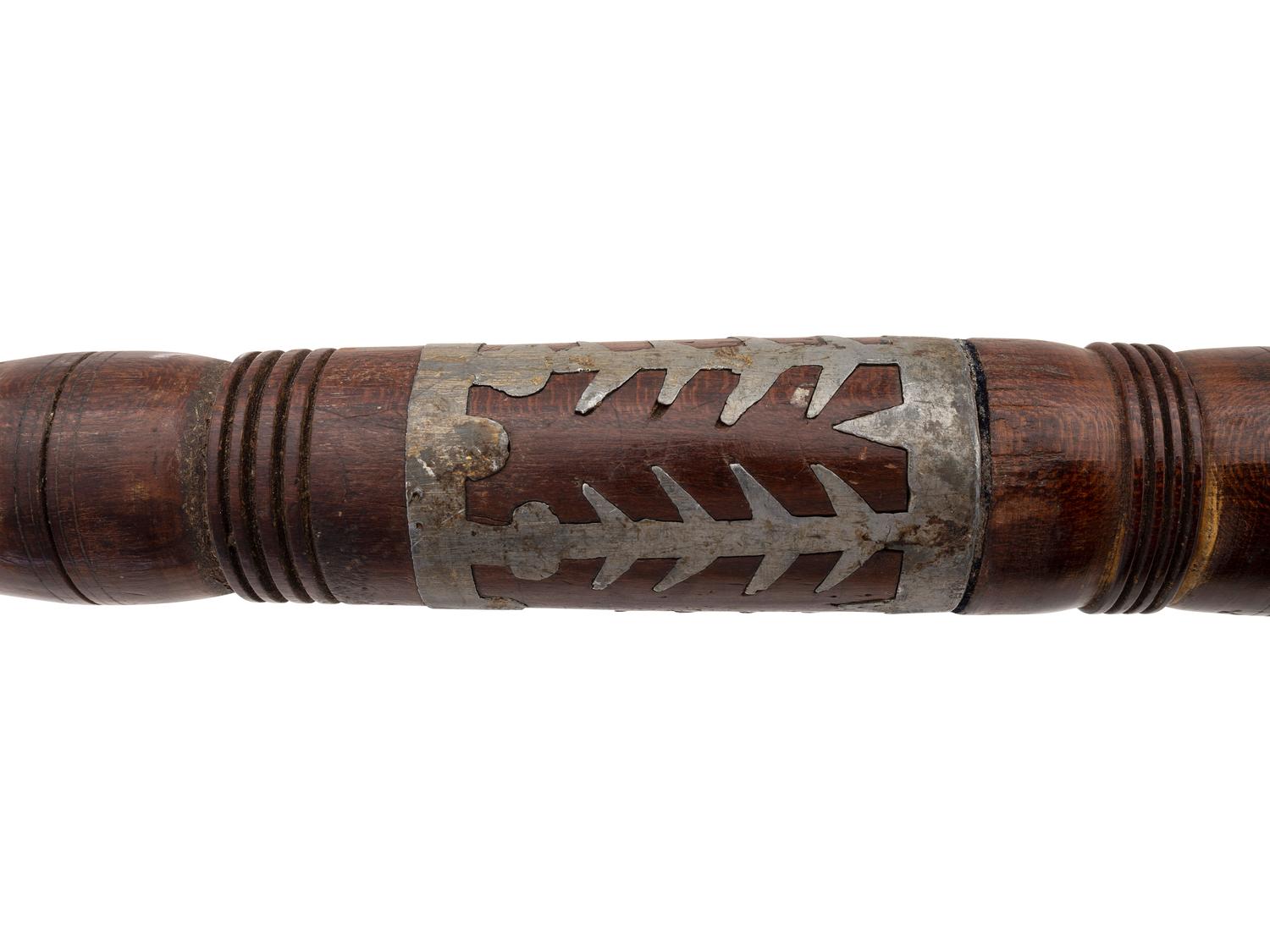 Anishinaabe Lance, with Pewter Inlay